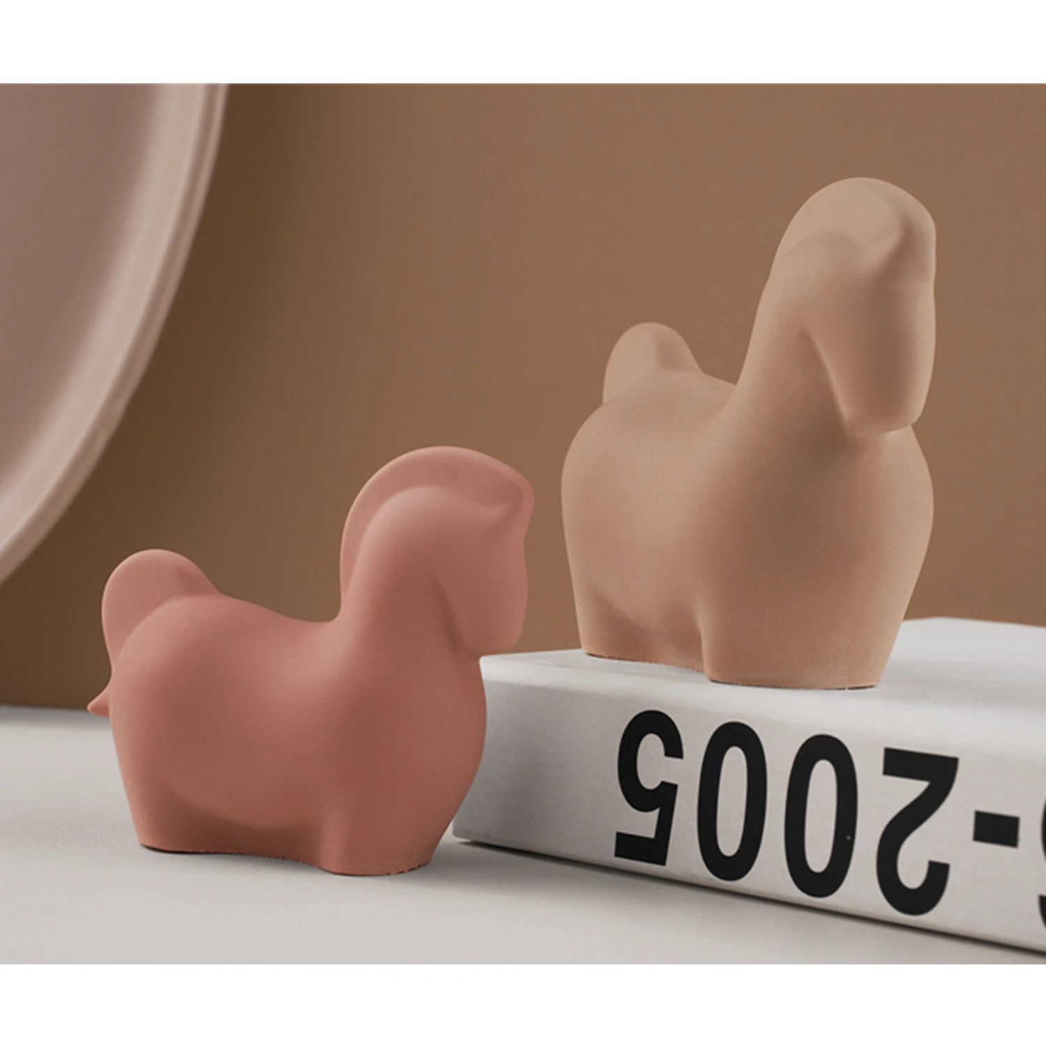 3D Horse Clay Gypsum Plaster Molds Handmade Decoration Craft Art Ornament Concrete Cement Mould Pony Candle Silicone Resin Mold