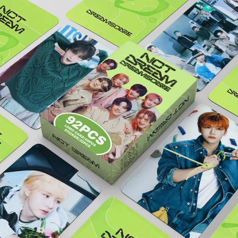 92Pcs/Set Boy Idol Group New Series Lomo Cards MARK RENJUN Jeno HAECHAN JAEMIN Chenle Jisung HD Printd Photocards Fans Gifts