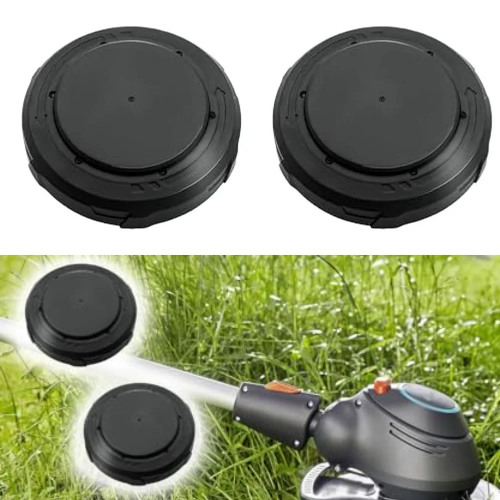 2Pcs AH1530 Trimmer Head Cover Cap Replacement For EGO 15 Inch String Trimmer ST1500SF Lower Housing Assembly Spins-Clockwise
