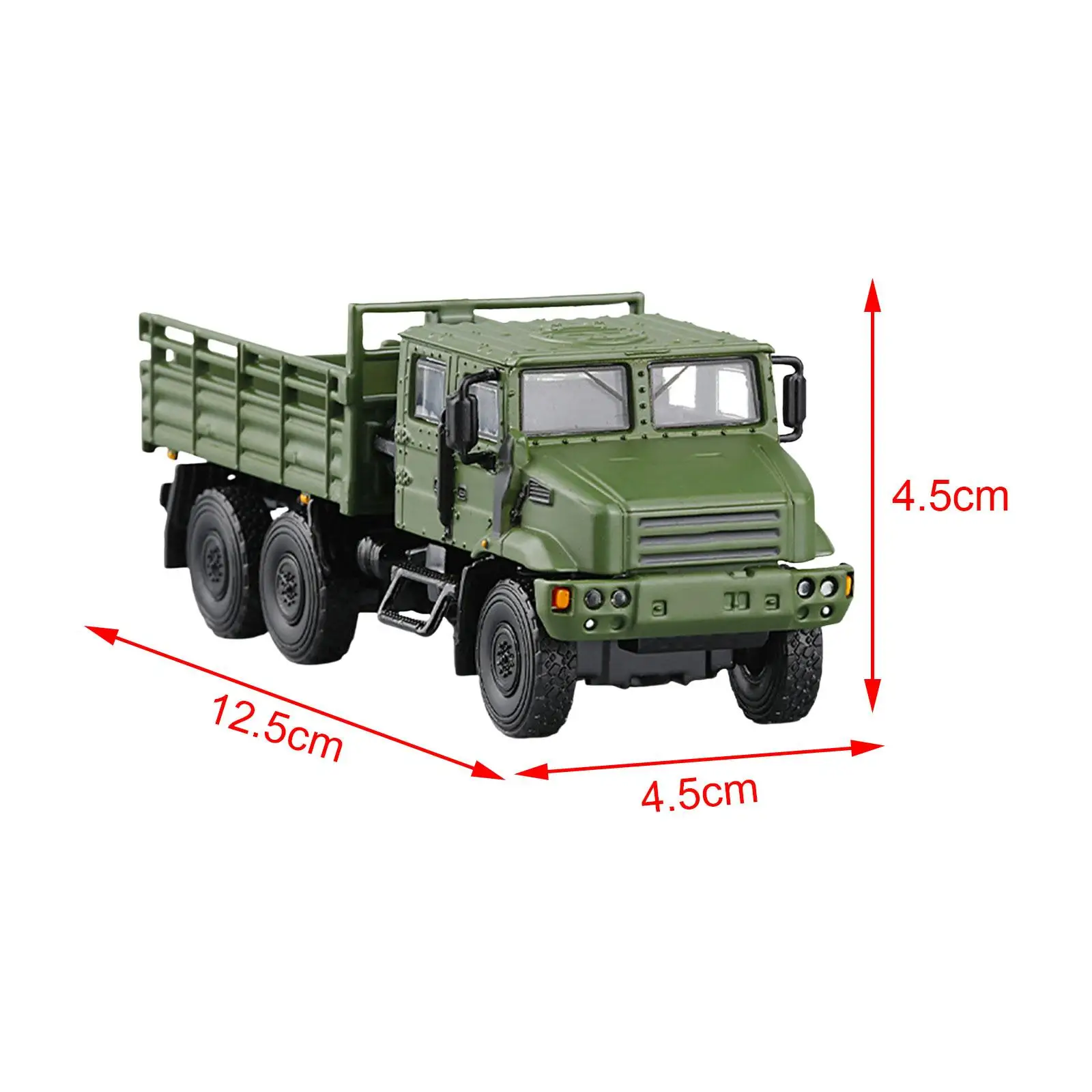 Druckgussauto, 6-Rad-Legierung, Maßstab 1:64, gepanzerter Autotransporter für Transportwagen