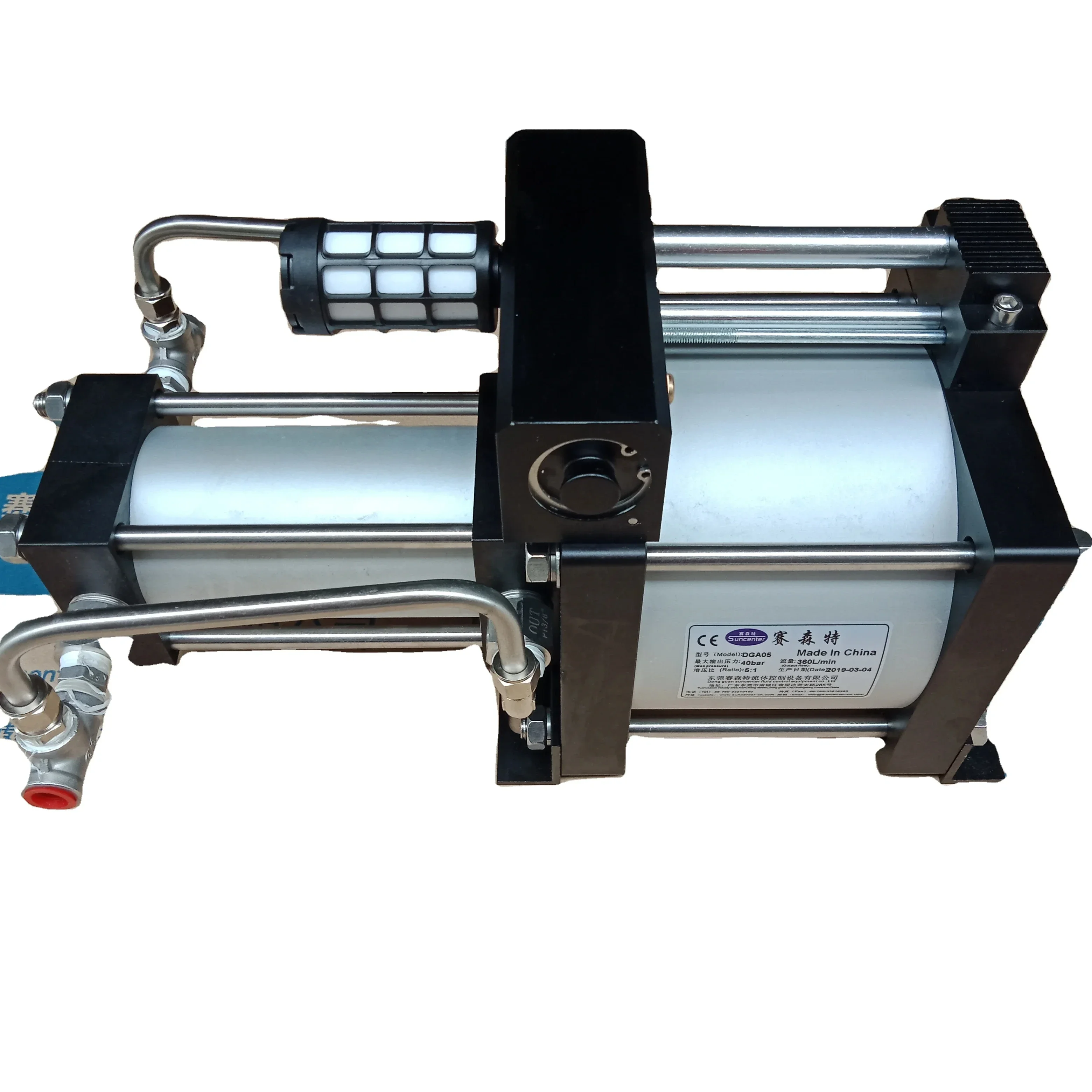 

High-Flow Stainless Steel Air-Driven Booster Pump Nitrogen Pressure Filling Pump