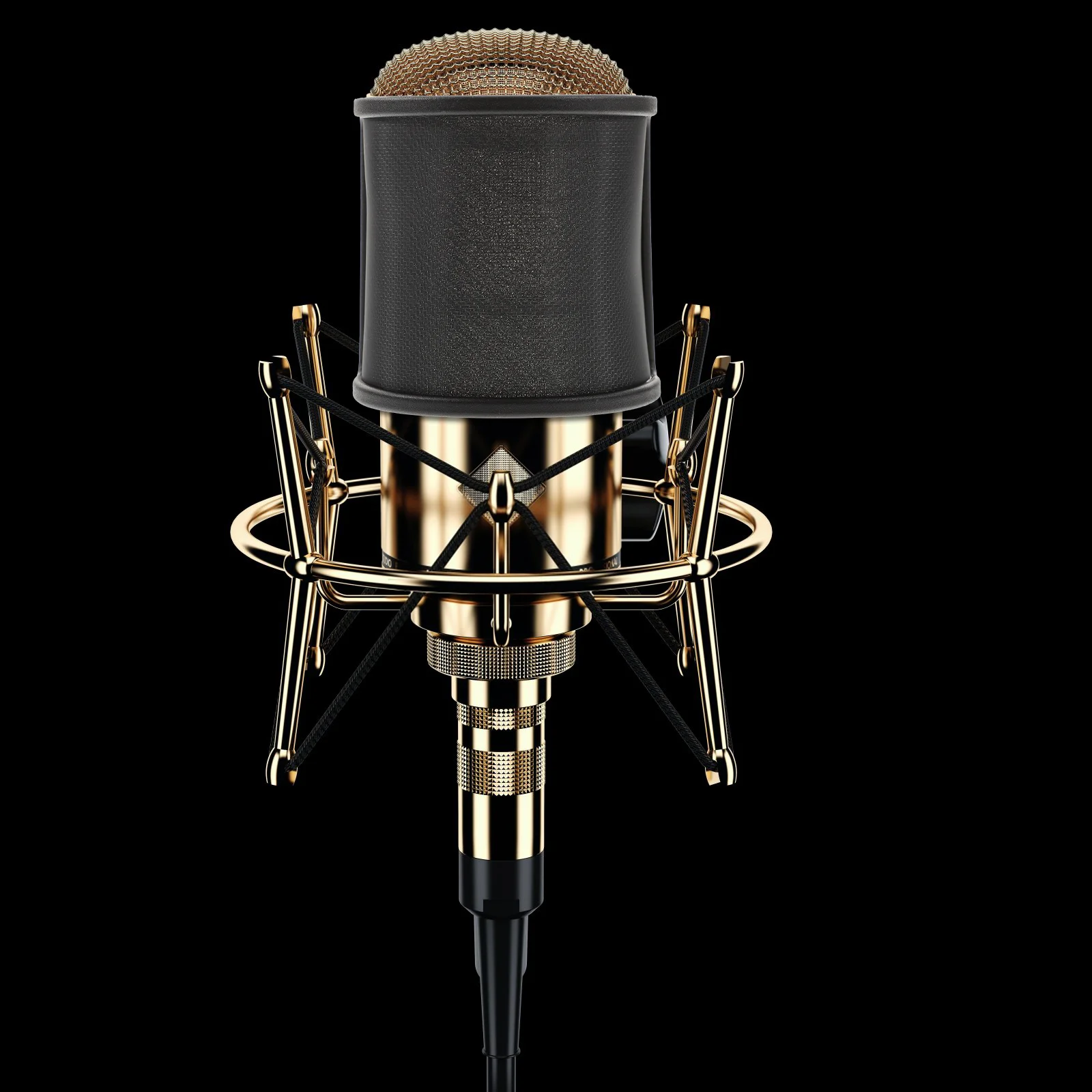 

Microphone Blowout Screen Filter Shield Windscreen Portable Vocal Booth Microphones Accessories Pop Metal for