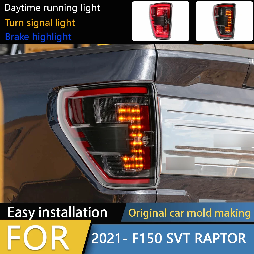 

Suitable for 20-23 Ford Raptor F150 tail light assembly modified LED running light brake light turn