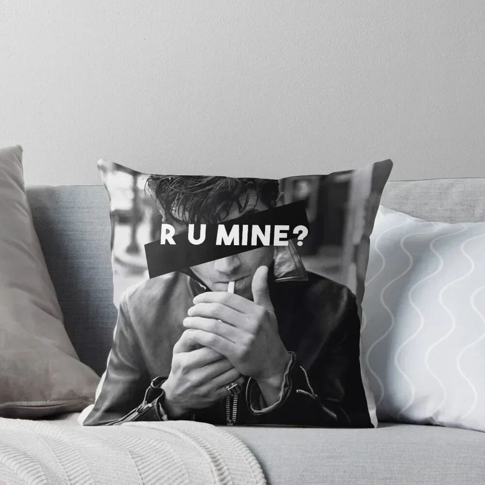 r u mine? Throw Pillow Pillow Case Christmas Cushion Cover christmas cushions covers pillow