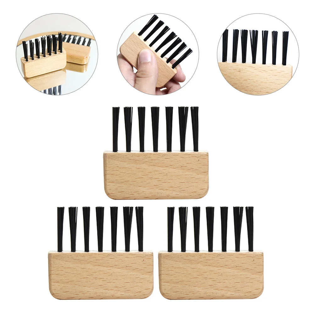 

3pcs Beech Wood Comb Brushes Comb Cleaner for Men Remove Broken Hair Hair Brush Cleaner Tool Dust Without Damage Gifts