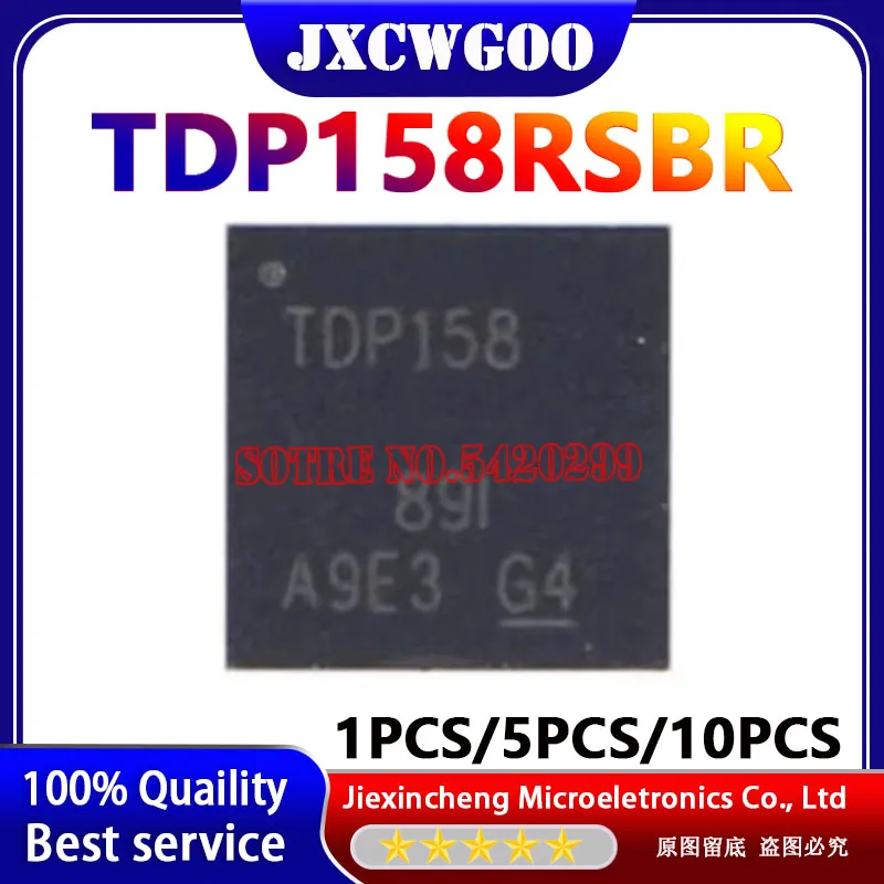 (1PCS/5PCS/10PCS) TDP158RSBR MARKING:TDP158 WQFN40 TDP158RSBT New original