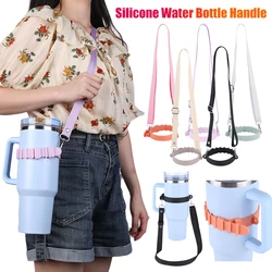 For Stanley 30oz/40oz Cup Water Bottle Handle with Adjustable Shoulder Strap Water Bottle Holder Hands Free Water Bottle Carrier