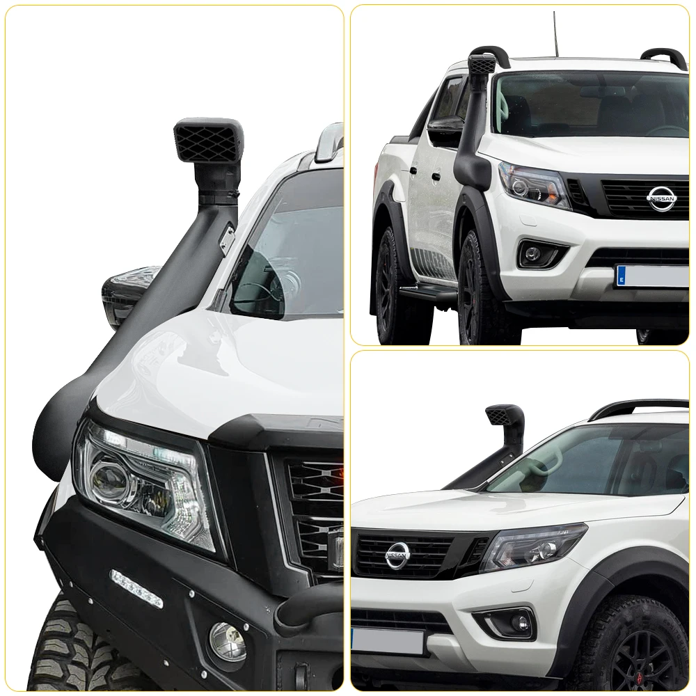 Snorkel Kit Air Intake Airflow Fits for Nissan Navara Frontier NP300 2014 - 2020 Off Road Wading Hose Car Exterior Accessories - view 4