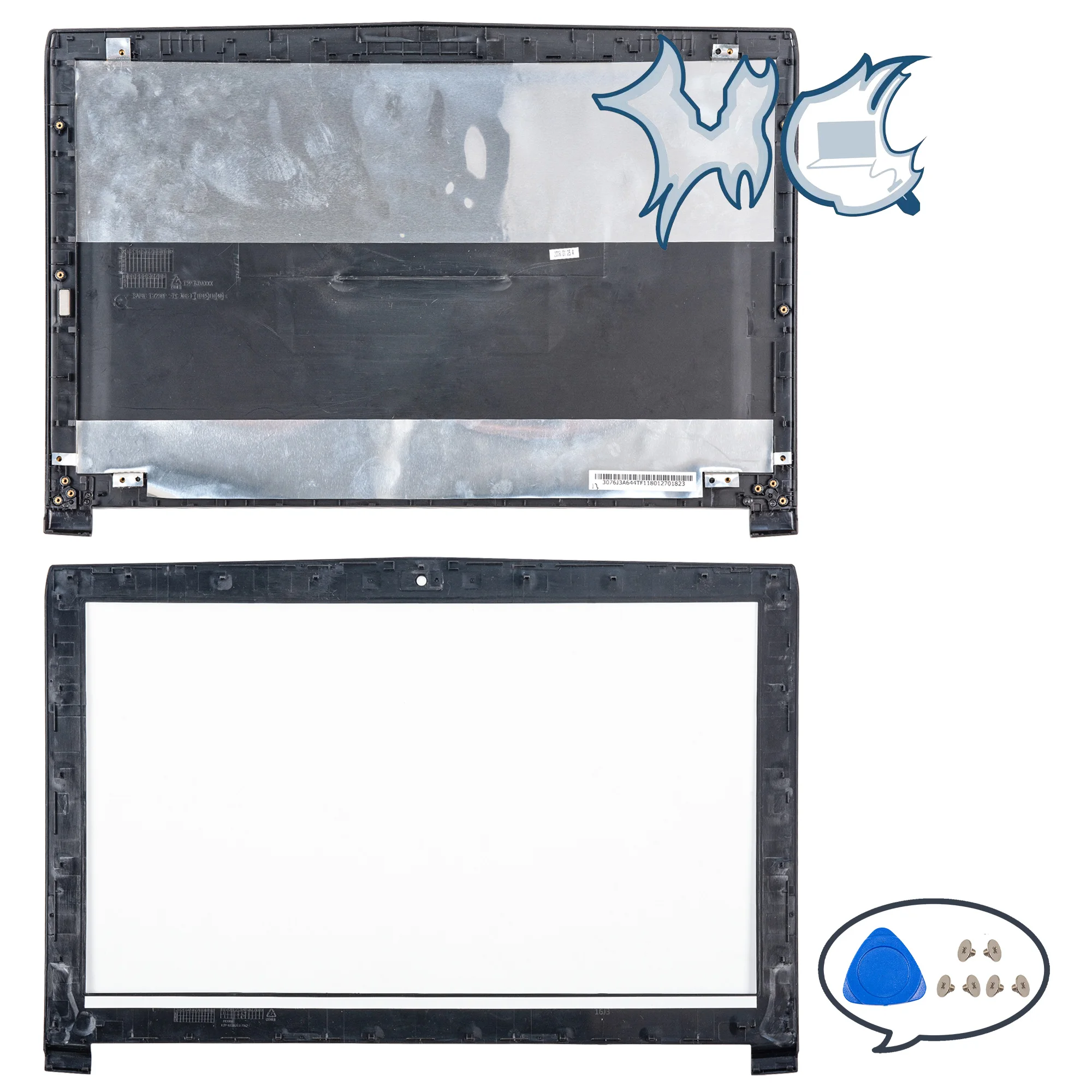 

NEW Cases For GP62 6QG GV62 GL62 6QF GP62MVR MS-16J9 GP62MVR GL62M LCD Back Cover Bezel Hinges Laptop Parts Plastic Replace