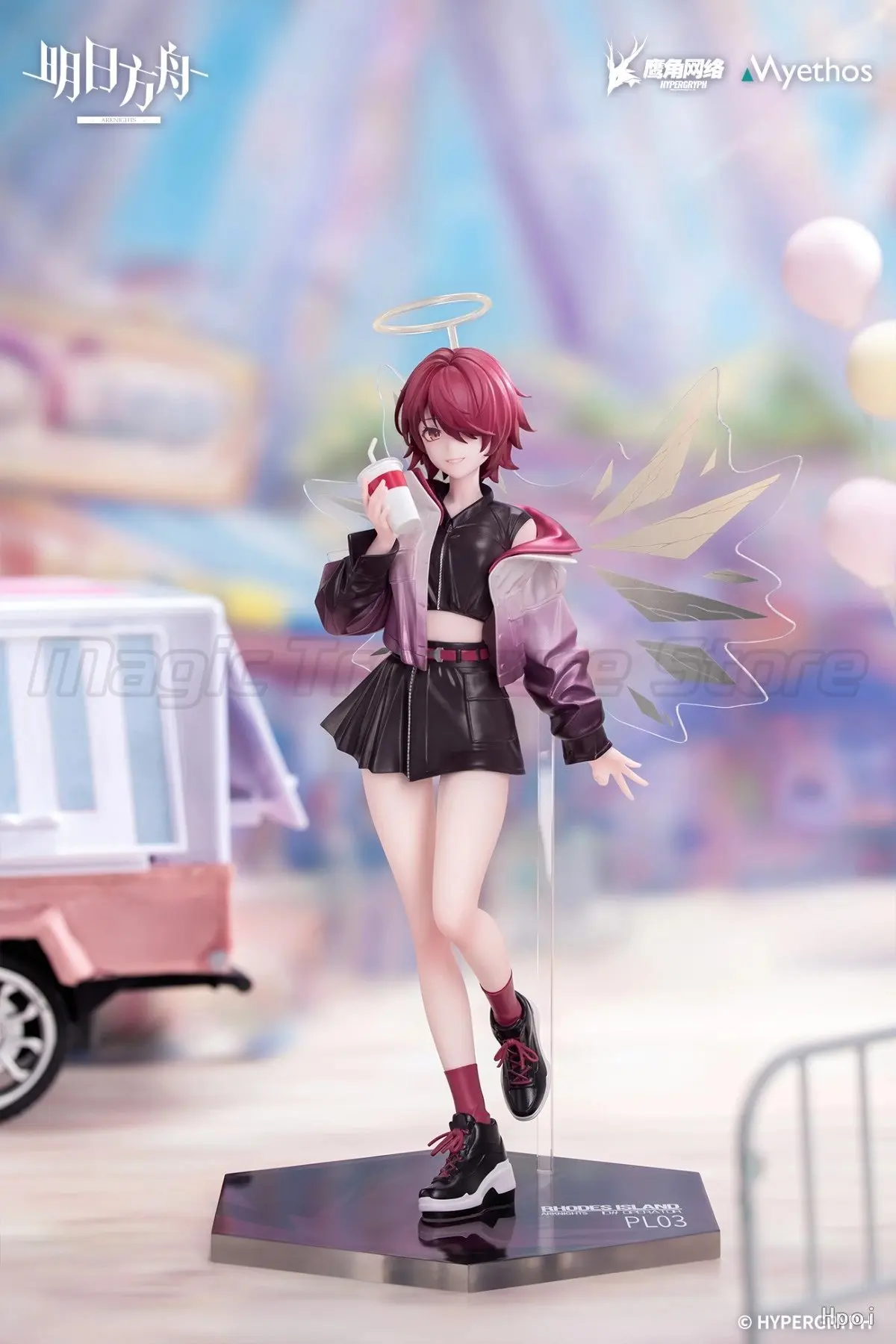 

【MT】Myethos Gift+ Arknights Exusiai Journey of Music H22cm 1/8 Scale Anime Figure