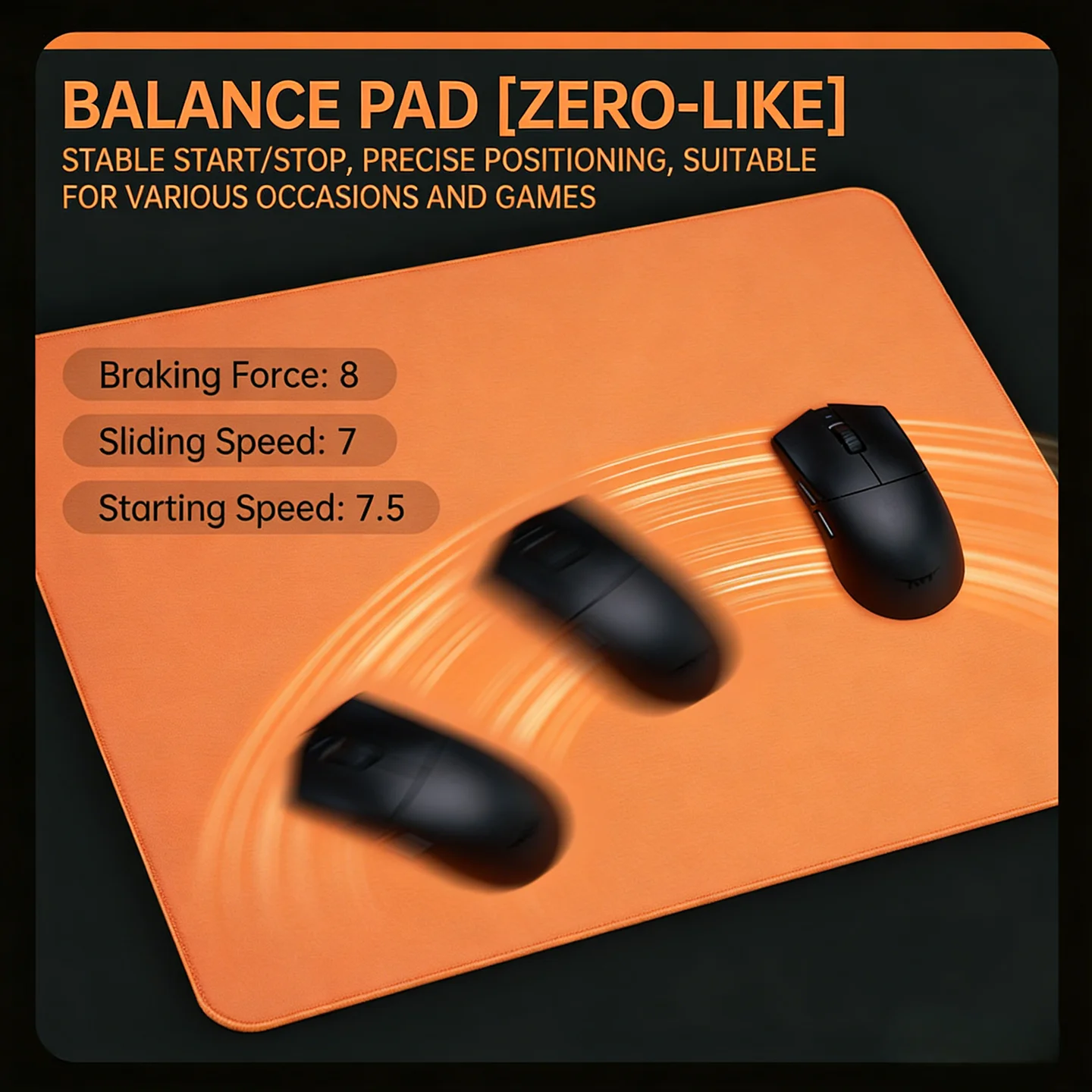 ATK Kong Series Xsoft Mouse Pad Extra Large Desk Balanced Gaming Mouse Pad Esports Mouse Mat for Valorant for Office & Gaming