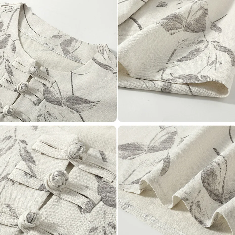 Vintage Linen T-shirt Men Plus Size 10XL 11XL Summer Tops Tees Chinese Style Tshirt Fashion Casual Shirt Male