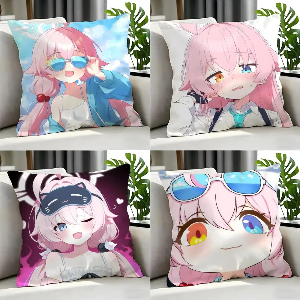 Game Takanashi Hoshino Cushion Cover Cushion Cover Set 4Pcs 50x50 45x45 40x40 Pillowcase Decorative Sofa Home Decor