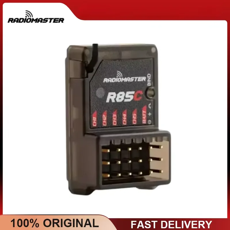 RadioMaster R85C 5CH PWM Receiver 2.4G D8 D16 SFHSS TCXO for RC Car Boat