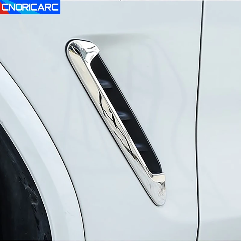 

Car Door Both Side Fender Air Vent Frame Trim Strips Protection Stickers For BMW X3 G01 2018-2022 Exterior Accessorie Decals