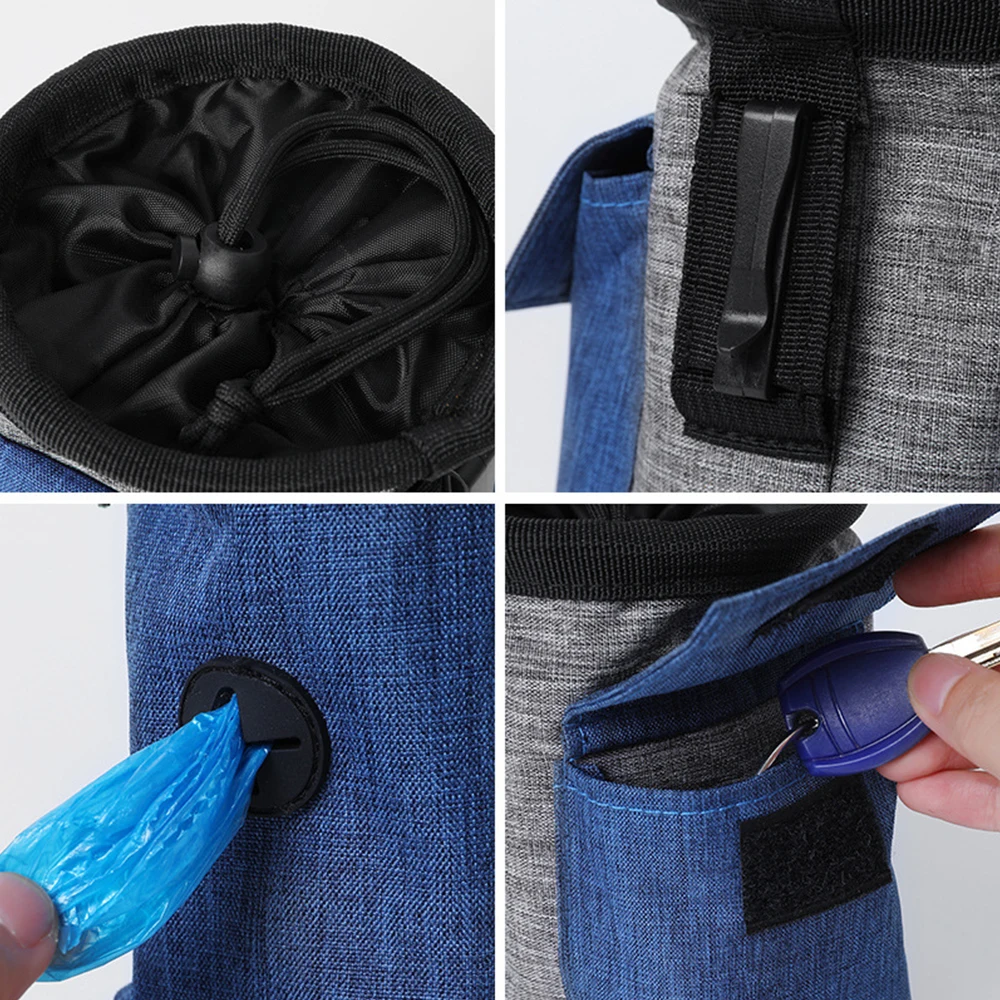 Dog Outdoor Training Bag Fanny Pack Therapy Bag Multi-Functional Pet Bag Pet Treats Bag Trainer Snack Reward Waist Bag Portable view 5