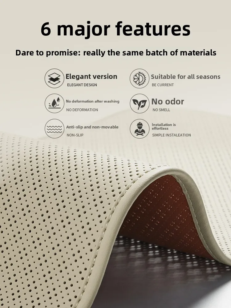 

Car Seat Cushion For Toyota Alphard 40 Series 2024 Nappa Leather Front Seat Half Coverage Seat Protector Interior Accessories