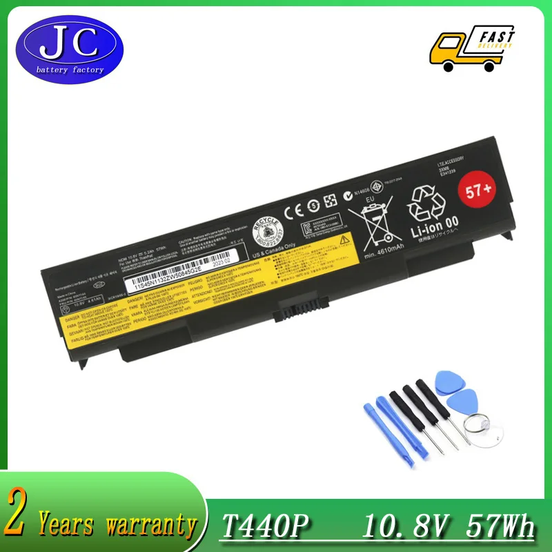 JCLJF new Laptop Battery for Lenovo ThinkPad T440P T540P W540 W541 L440 L540 45N1144 45N1145 45N1148 45N1159 45N1158 45N1160 57+