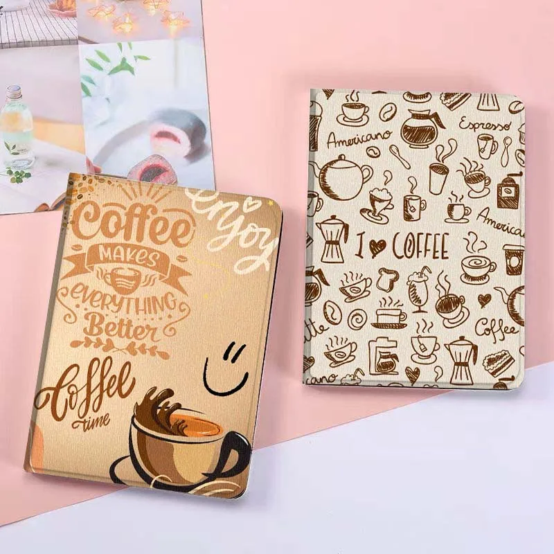 

Fashionable coffee cup For Huawei MatePad Pro Air 12 X Honor Pad 8 V8 9 13 GT GT2 3 12.6 13.3 Inch Tablet Case