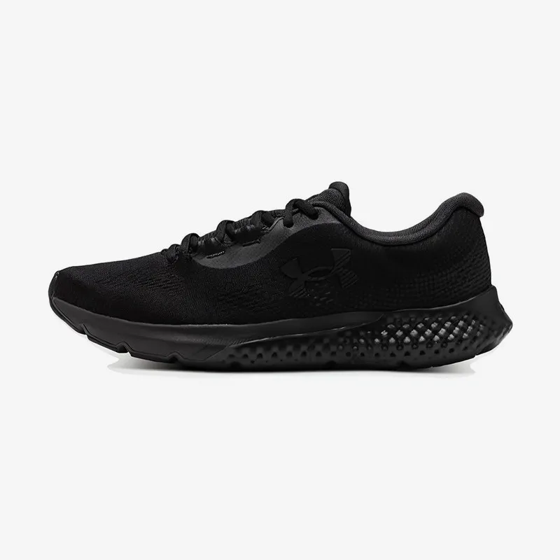 Under Armour Men Running Shoes 3026998-002 Black Charged Cushioning Elastic Balanced 8mm Heel Drop Athletic Sneakers