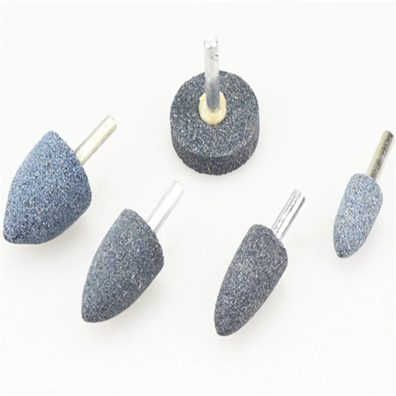 ABBN-Juego de puntas de piedra abrasiva, broca de cabezal de pulido con vástago de 1/4 pulgadas, 21 Uds. De piedras abrasivas