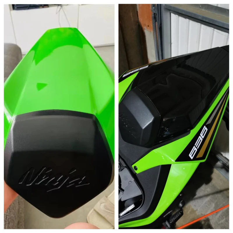

Motorcycle Pillion Rear Fairing Seat Cowl Cover For 2019 2020 2021 22 2023 2024 Kawasaki Ninja 636 ZX6R ZX-6R ZX 6R Green Carbon