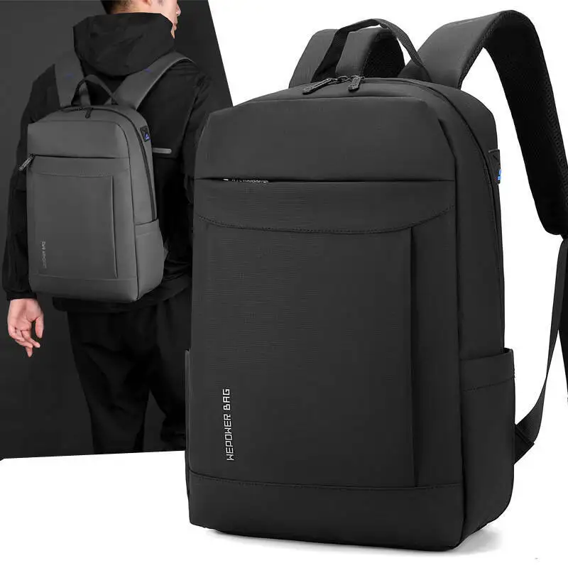 New Men's Large Capacity Backpack Middle And High School Students Casual Lightweight Backpack Travel Double Large Capacity