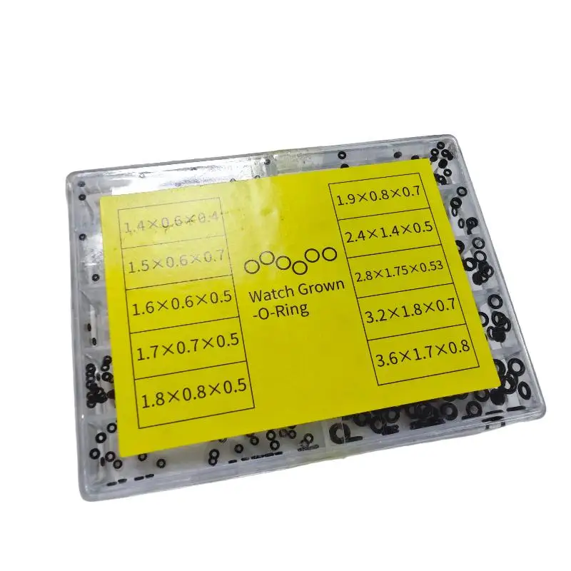 Hot Sale Watch Crown Gaskets Watch Repair Tools Mini Rubber Washer O-Ring Watch Crown Waterproof Watches Seals Watchmaker Tool