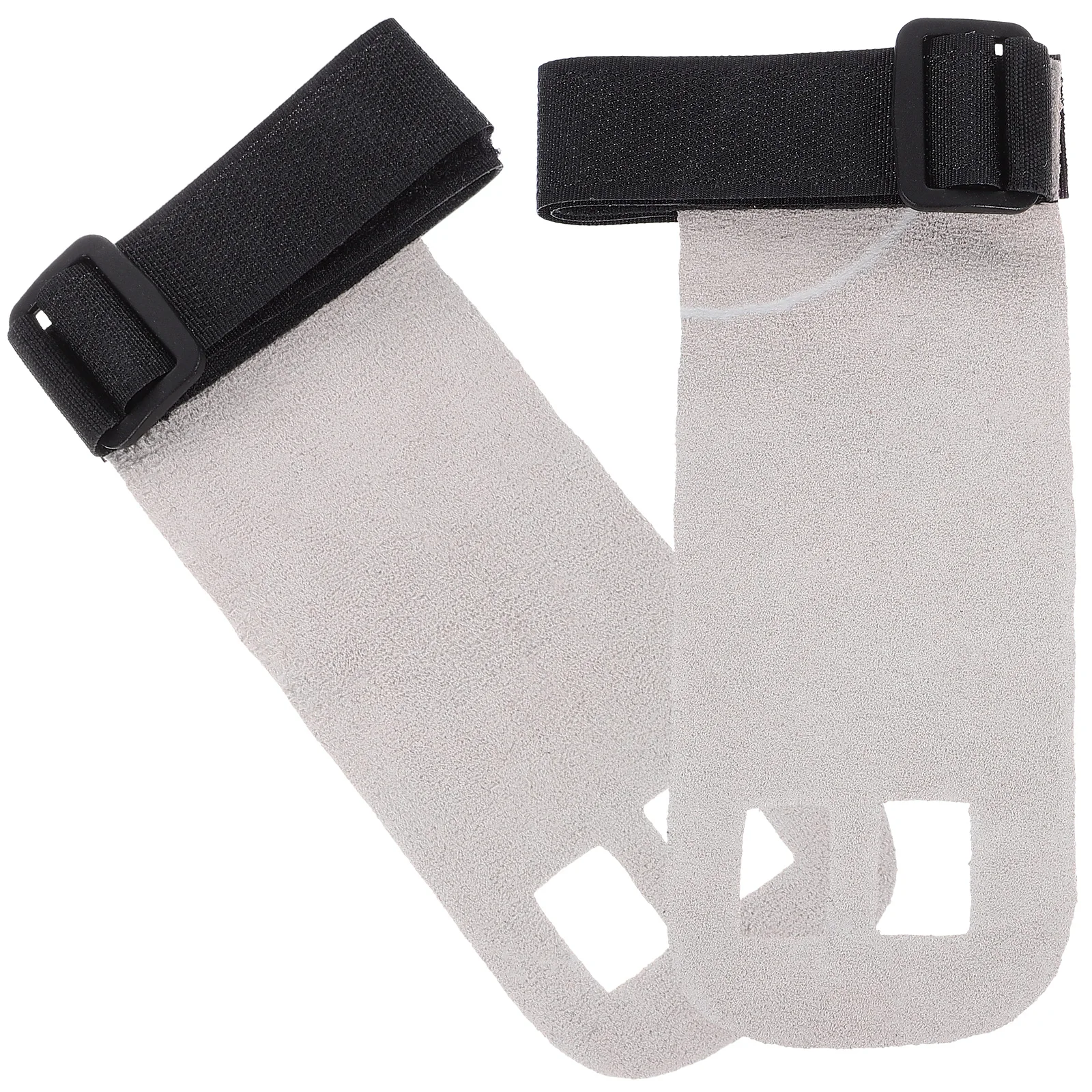 

Fitness Gloves Gymnastics Grips Cowhide Hand Straps Strength Training Wristbands L Size Adjustable Weightlifting Palm Protectors