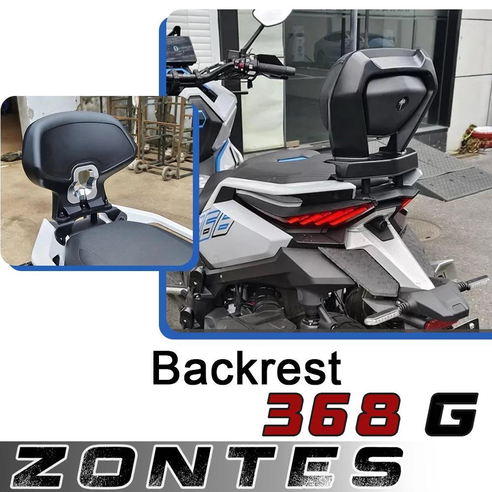 

Motorcycle modified parts rear backrest alloy rear backrest For ZONTES 368G 368g G368