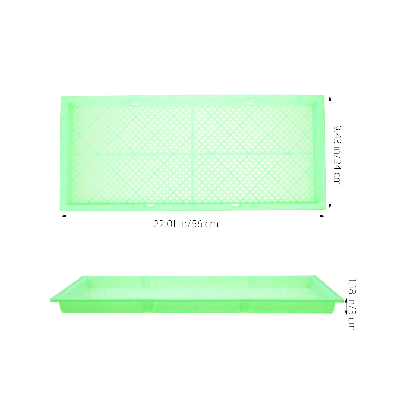 

2pcs Plant Germination Tray Multi-Hole Sowing Tray For Greenhouse Indoor Outdoor Gardening Starter Plate Garden Nursery Pot