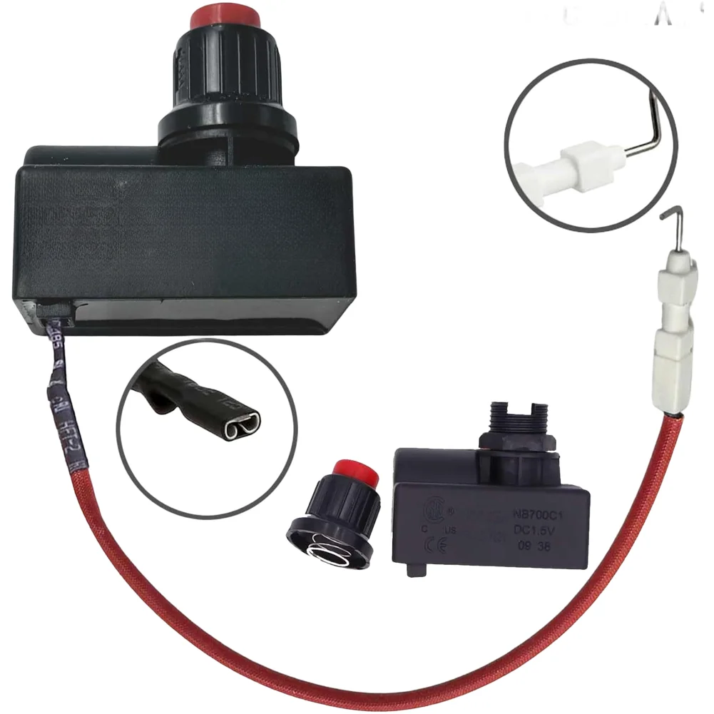 DC 1.5V PP Plastic Gas Heater Stove Igniter Switch For Outdoor Barbecue Grill Lighting Starter Accessories