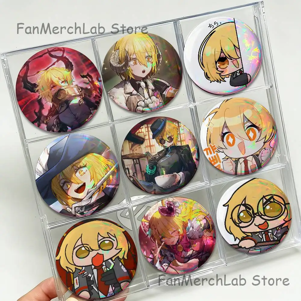 

L-Limbus D-Don Q-uixote company Cute Game Icons Pins Cartoon Character Enamel Brooch Backpack Clothing Badge Accessories Gifts