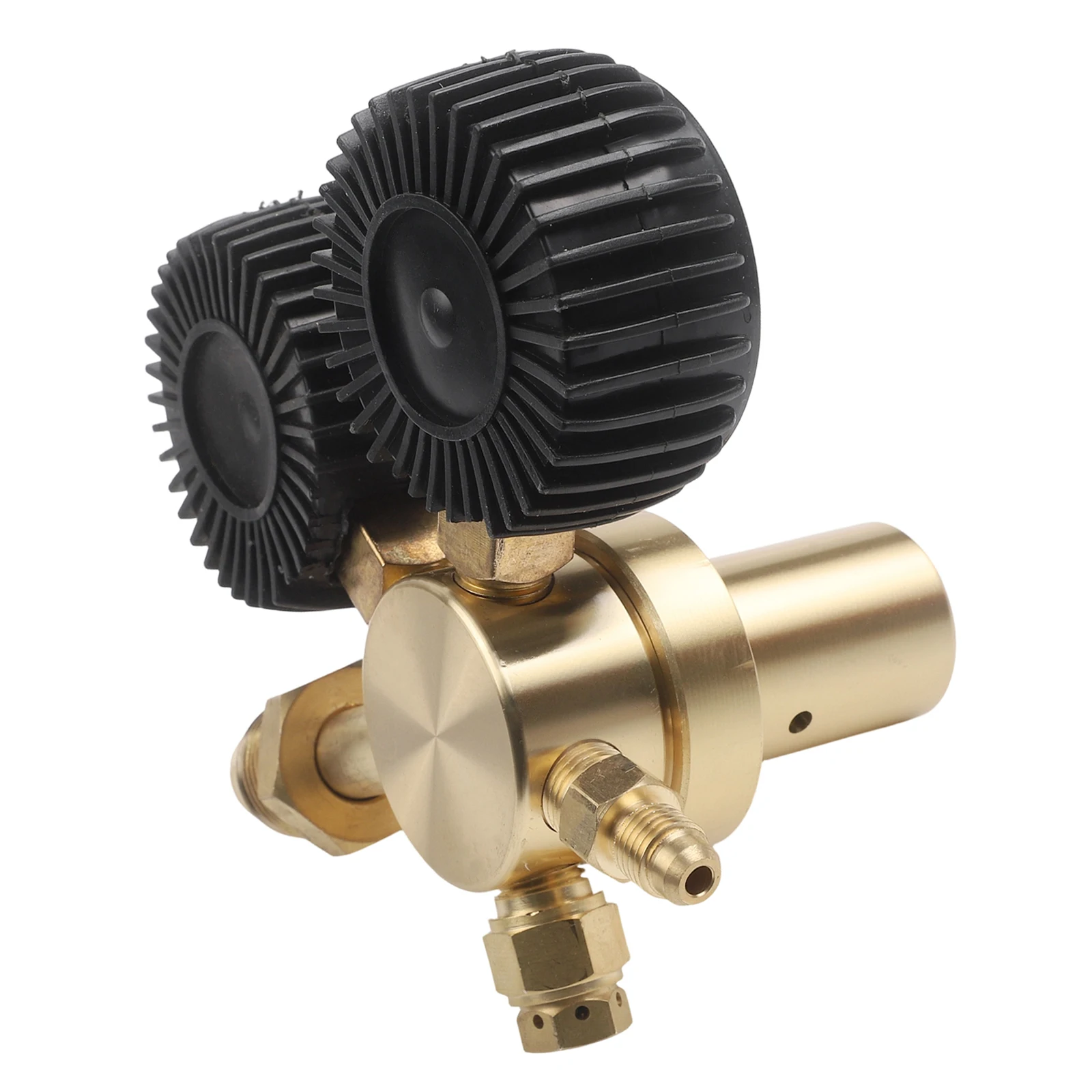 Nitrogen Regulator G5/8 CGA580 Pressure Regulator Reducer Brass Inlet Outlet Connection Gauges Nitrogen Tank Regulator