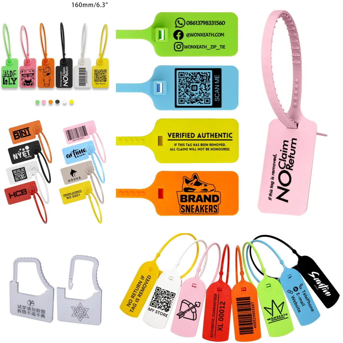 Customized Tag Label Payment Link