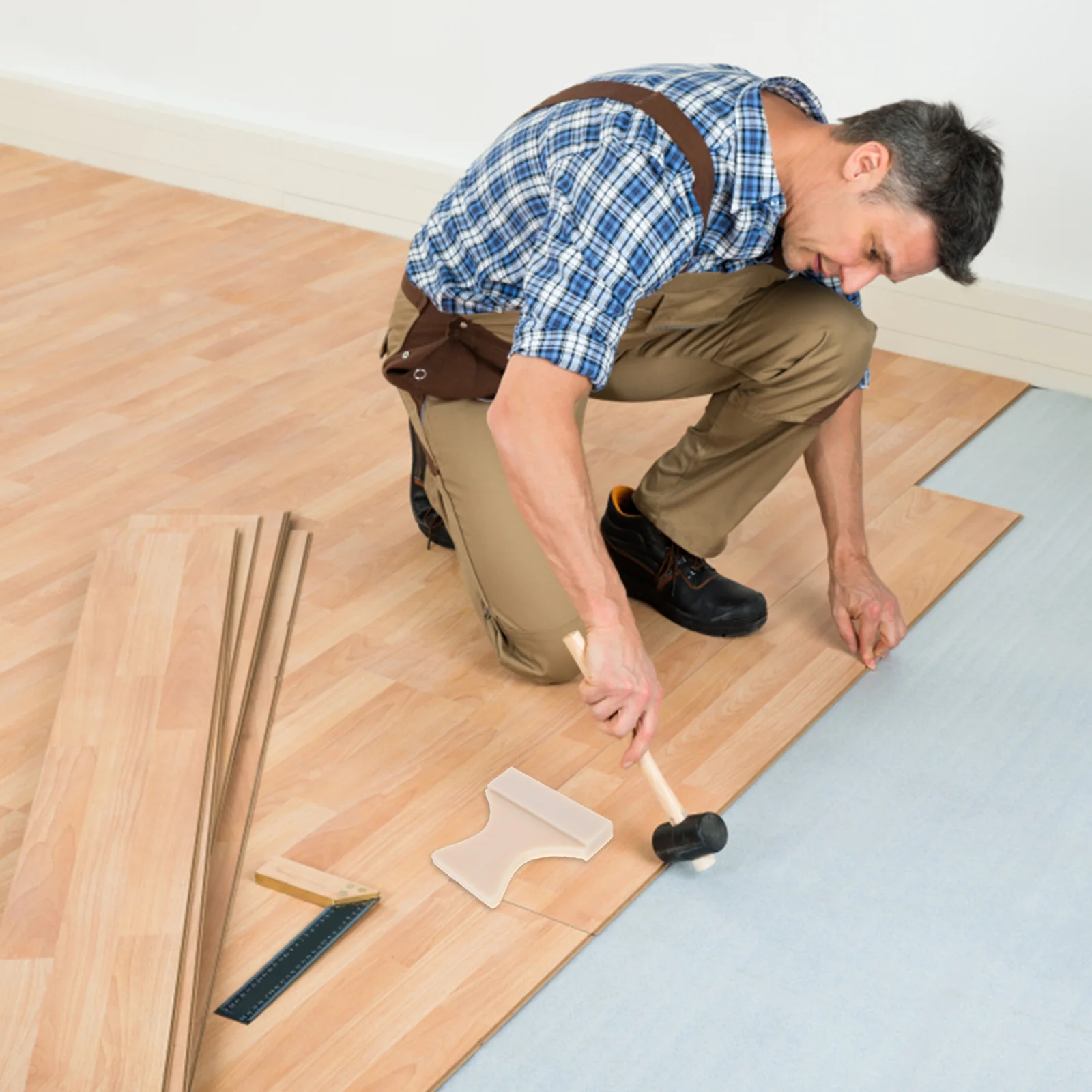 

Professional Nylon Woodworking Tapping For Vinyl Plank Flooring Installation Durable Light Weight Floor Tool Wood Floor Knock