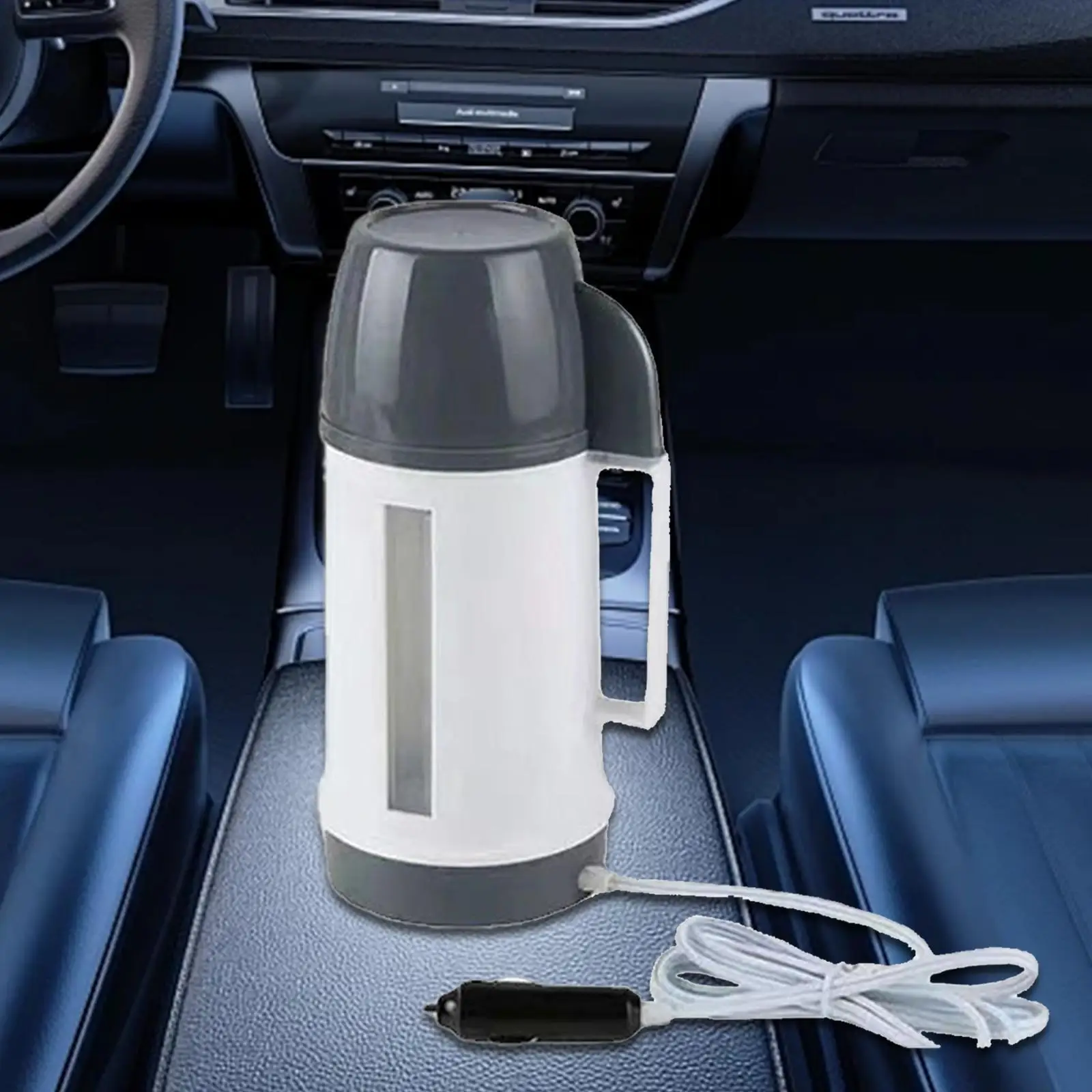 Car Electric Kettle Practical Heater Bottle for Travel Self Driving Tour