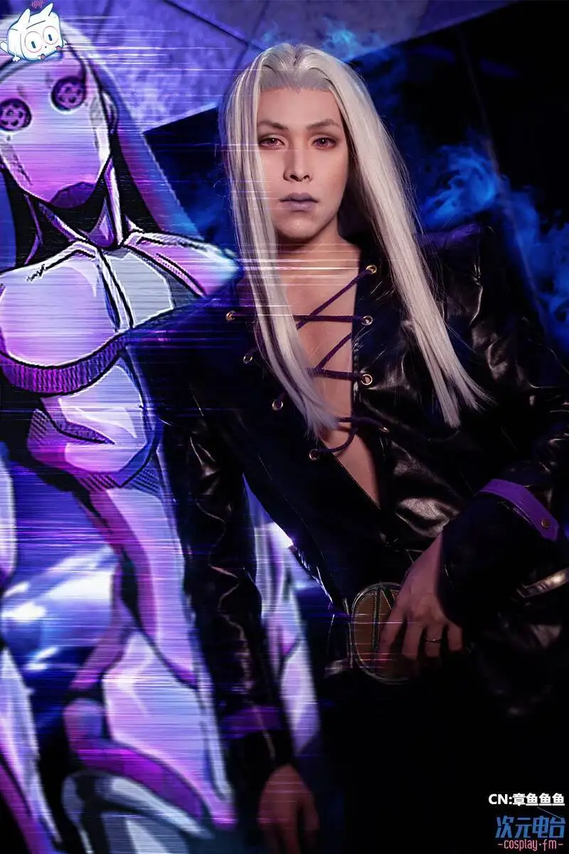 ليون أباتشيو جوجو مغامرة غريبة الرياح الذهبية تأثيري حلي الهالوين