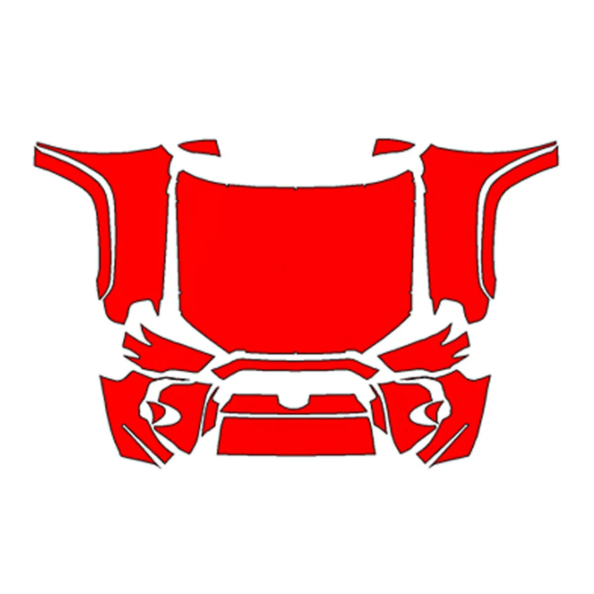 

Для Toyota 4Runner 2014-2024 PreCut защитная пленка для краски, прозрачный бюстгальтер PPF, комплект