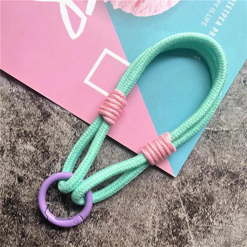 Keychain Cotton Thread Lanyard Color Key Chain