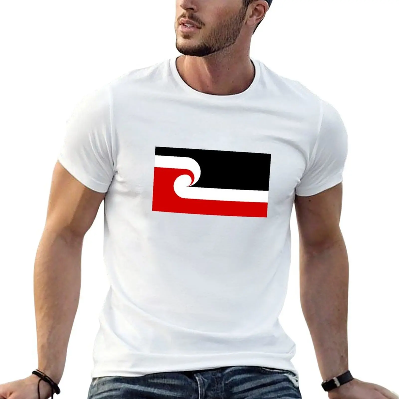 

Tino Rangatiratanga Flag T-Shirt printed t shirts for man anime tshirt T-Shirt