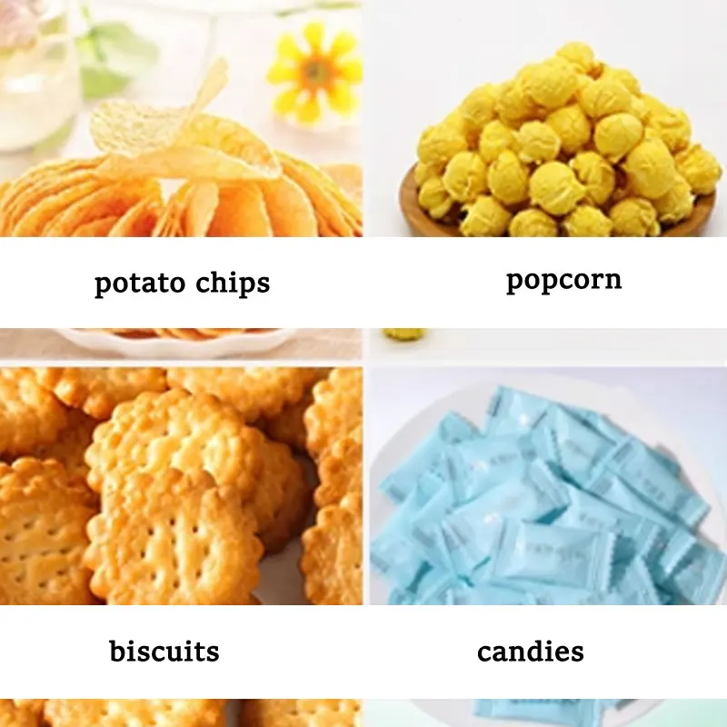 10-100g French fries weighing machine Popcorn potato chips puffed material special packaging machine filling machine