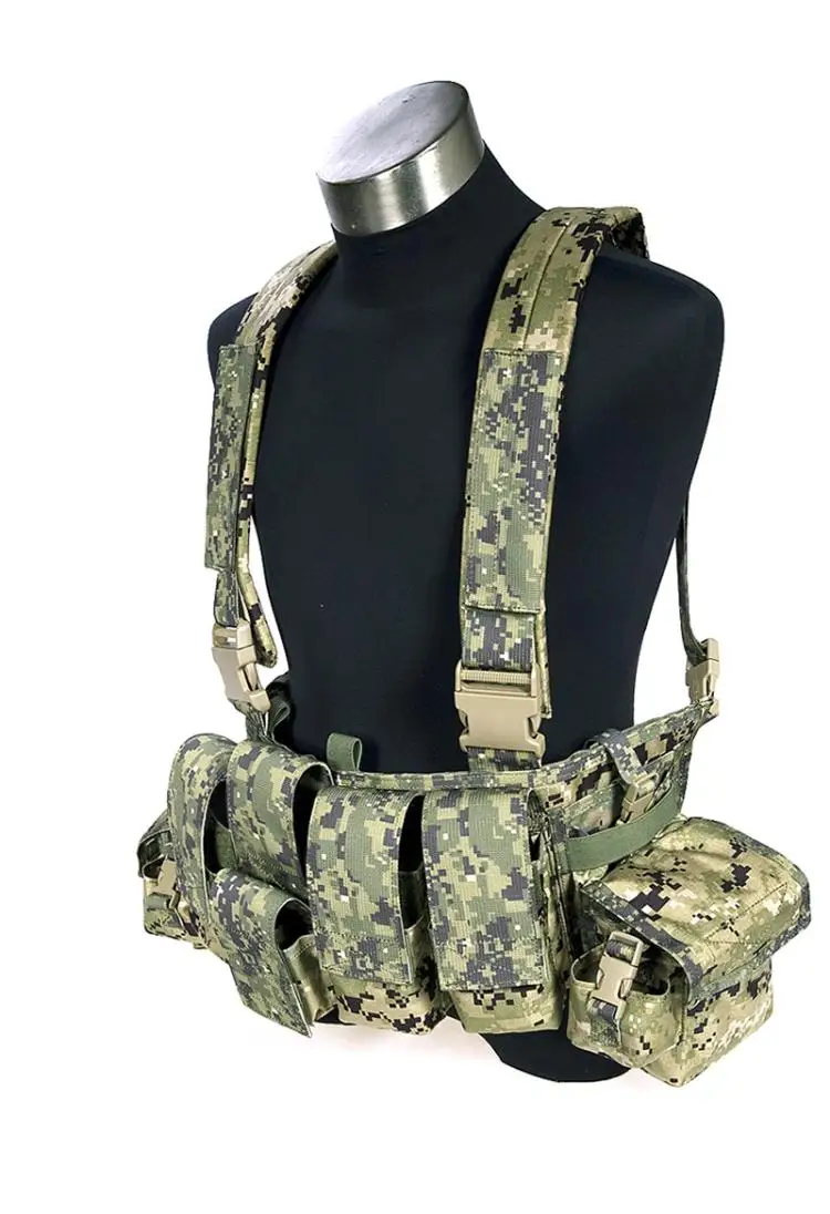 Tactical Chest Rig LT1961A Vest Universal Outdoor Belly Bag Set TACTK