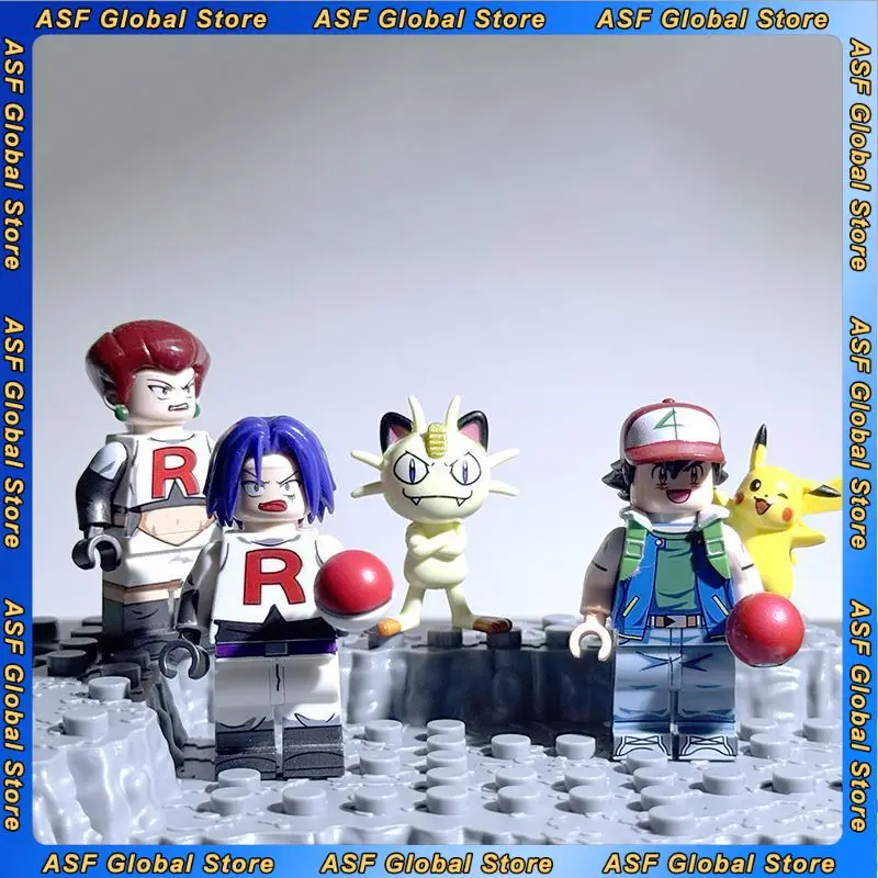 4cm Neue Pokemon Anime Figur Pikachu PVC-Modell Niedliche Statue Desktop-Dekoration Ornamente Kinder-Puzzle Geburtstagsgeschenk Spielzeug