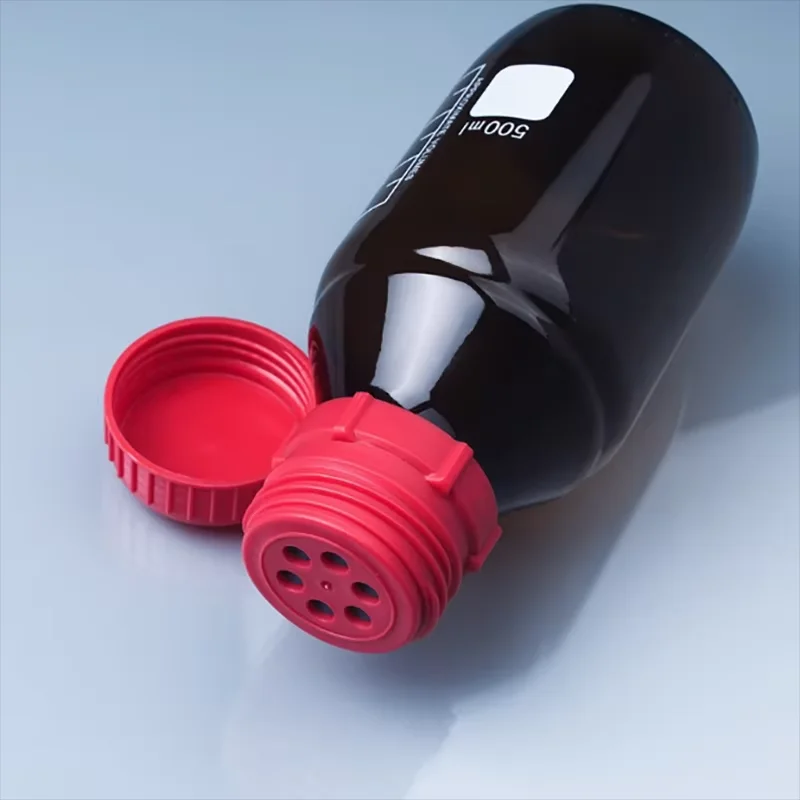 

GL45 Butyl Lithium Bottle Brown Glass Double-Cover Polypropylene PP Sampling Bottle Headspace Bottle Reagent Bottle
