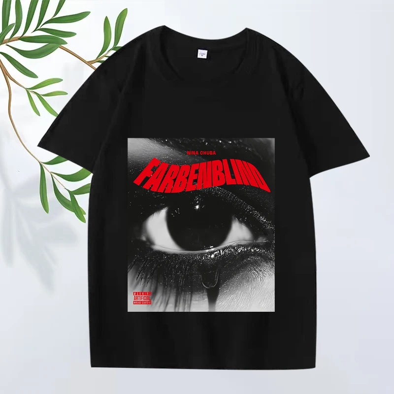 

Retro Style Nina Chuba Essential graphics T Shirt men women Oversized 100% Cotton fashion short sleeve Summer print Unisex tops