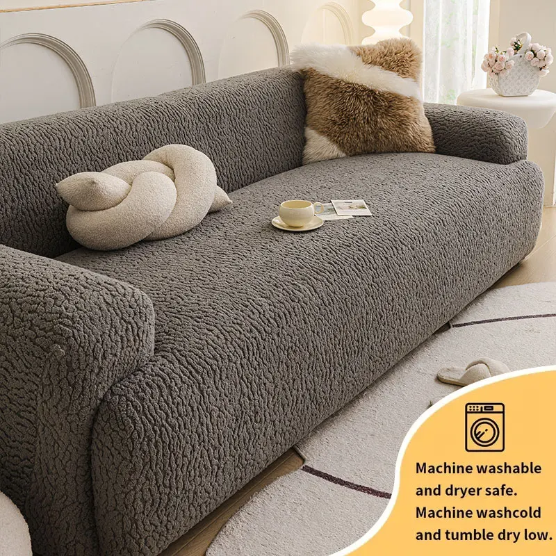 1 Stück – All-Inclusive-Sofabezug, universeller einteiliger Sofabezug, ganzjährig universeller, elastischer, staubdichter und rutschfester Sofabezug