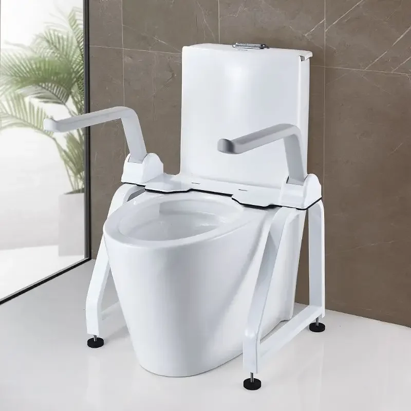 

No punching toilet handrails, bathroom handrails for the elderly are safe, non-slip and anti-drop