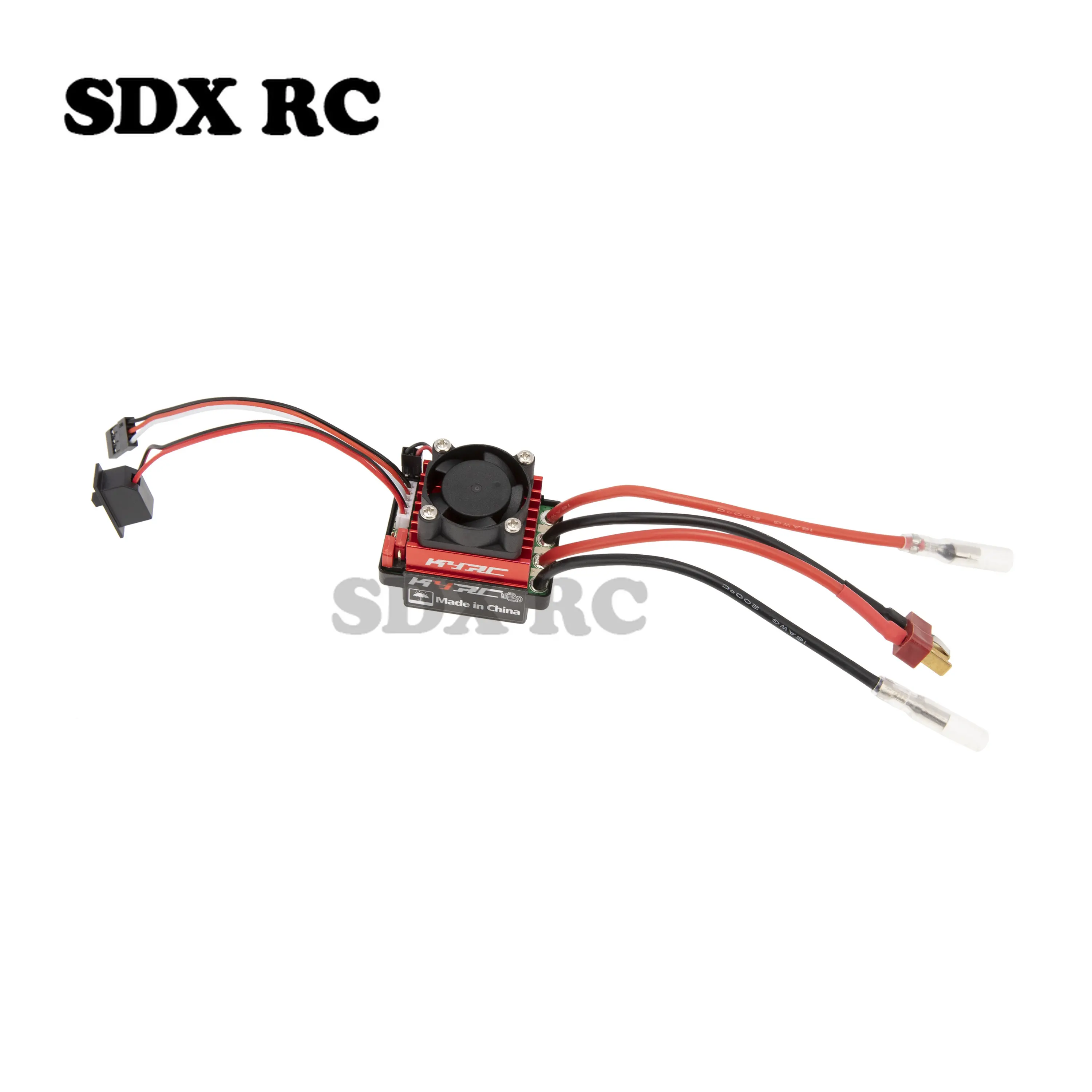 Racing 2-3S Lipo Two-way 60A Brushed ESC 60A ESC with Fan Support 3S Lithium Battery For HPI HSP RC Car Ship Model