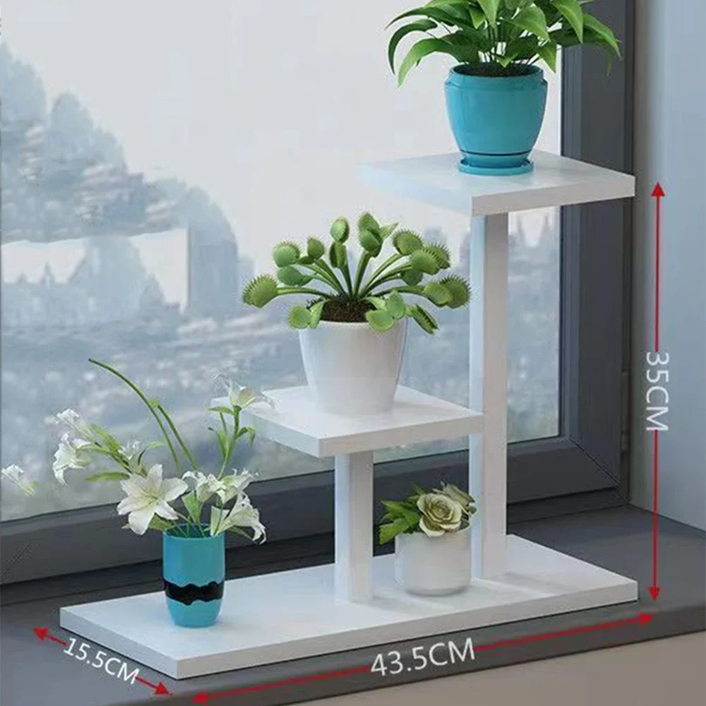 Indoor Plant Stand Multiple Plants Holder Flower Pot Holder Plant Shelves Indoor Shelves Simple Shelf Storage Flower Pot Shelves